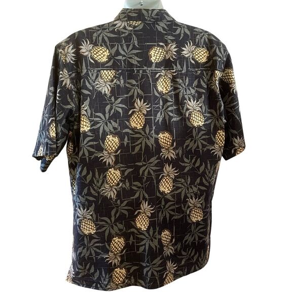 Natural Issue Men’s Pineapple Print Short Sleeve Shirt – Size L - Picture 2 of 7